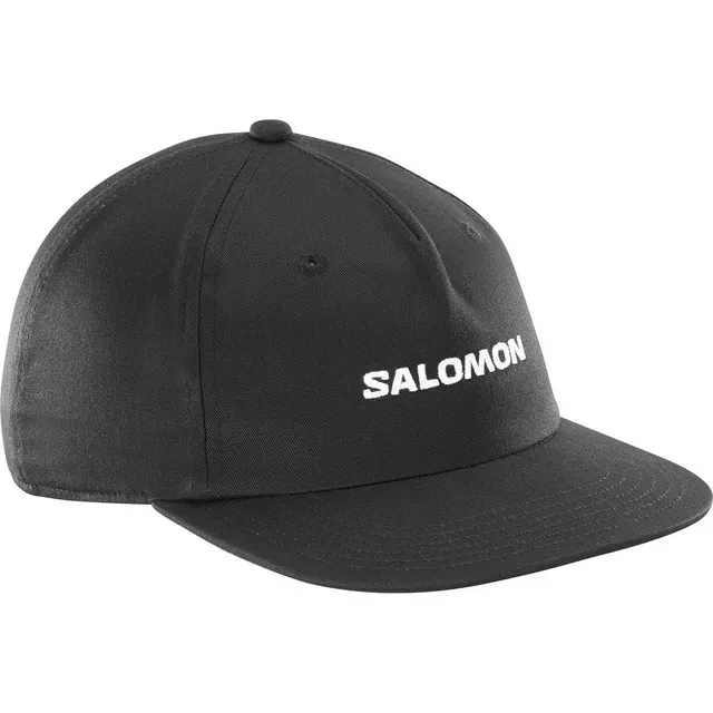 salomon-logo-flat-cap-casquette-plate-homme-femme-en-coton-logo-salomon-ajusteme image 1