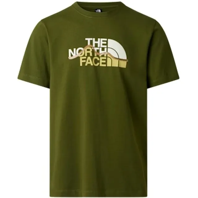 the-north-face-mountain-sleeve-tee-t-shirt-graphique-100-coton-homme image 1
