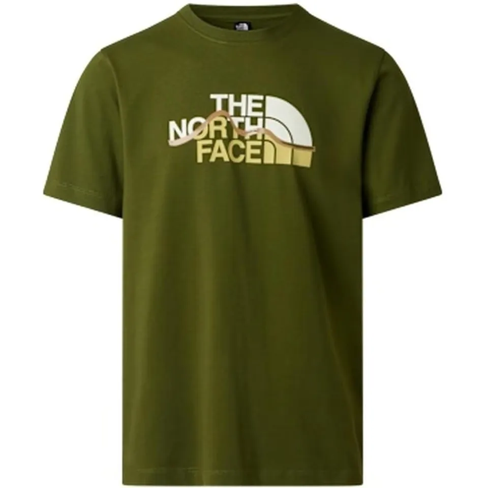 the-north-face-mountain-sleeve-tee-t-shirt-graphique-100-coton-homme image 1