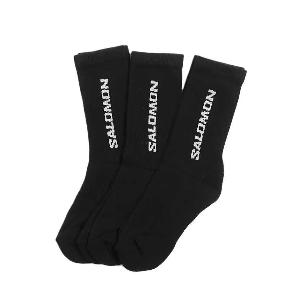 salomon-everyday-lot-de-3-chaussettes-mi-mollet-crew-coton-m-lang-soutien-de-vo- image 1