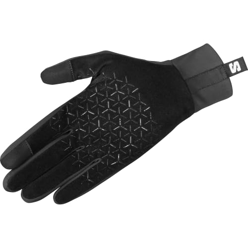 salomon-tech-softshell-gloves-mixte-gants-de-course-hiver-coupe-vent-d-perlants- image 4