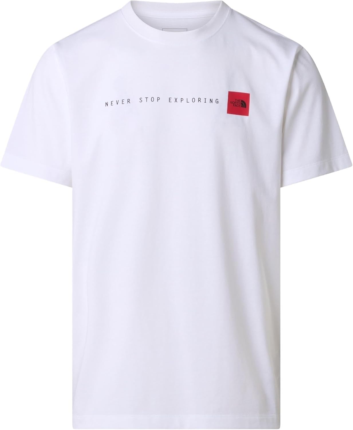 the-north-face-t-shirt-graphique-r-gulier-never-stop-exploring-homme-m-lange-cot image 8