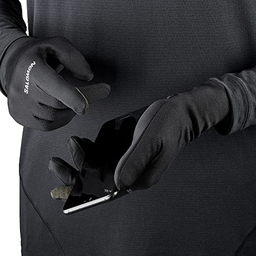 salomon-cross-warm-gants-d-hiver-unisexes-tactiles-deep-black image 5