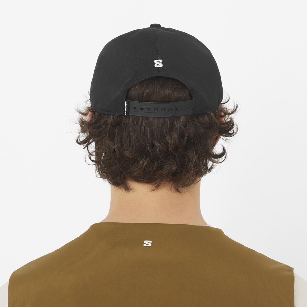 salomon-logo-flat-cap-casquette-plate-homme-femme-en-coton-logo-salomon-ajusteme image 3