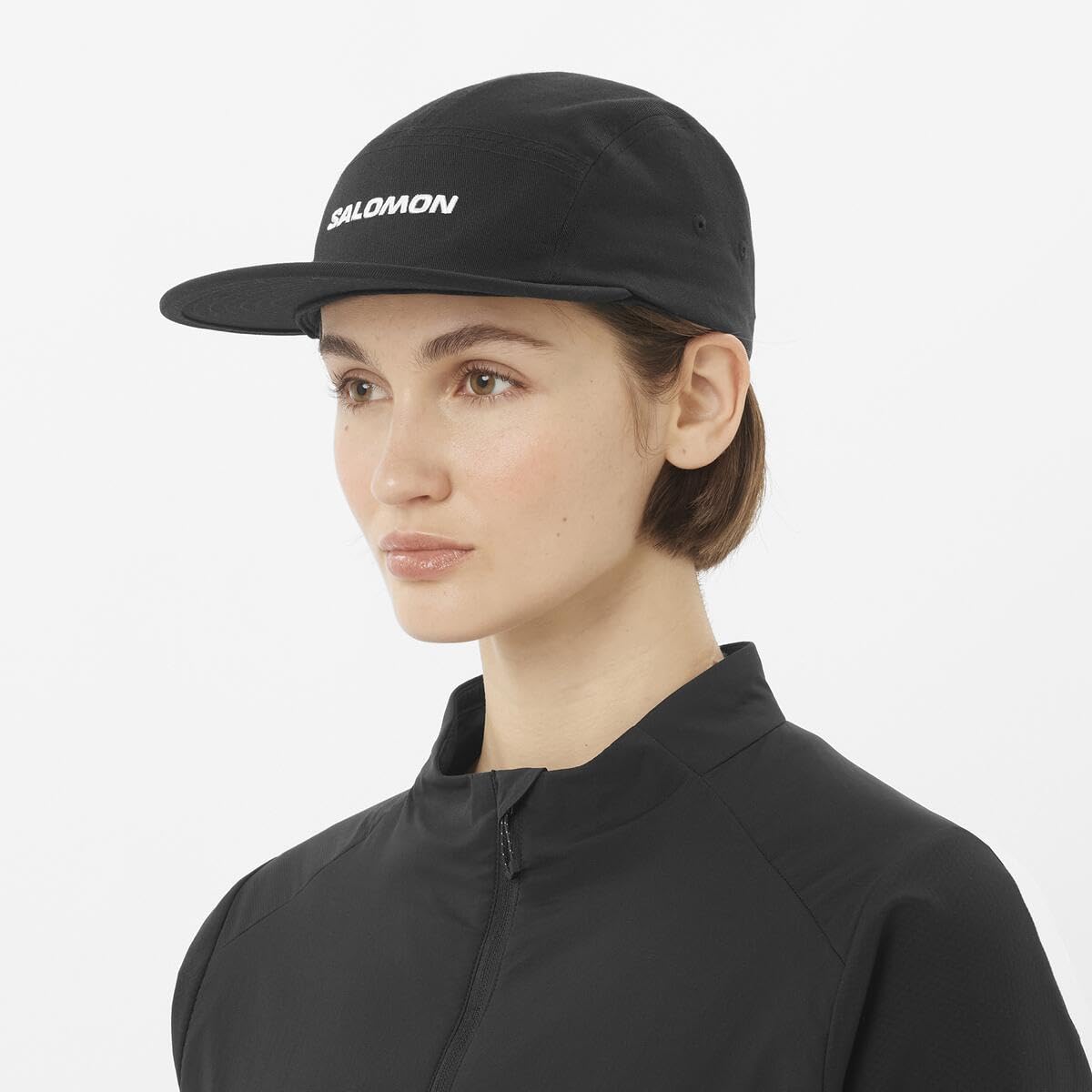 salomon-logo-5-panel-cap-casquette-5-panneaux-avec-logo-salomon-coton-doux-respi image 4