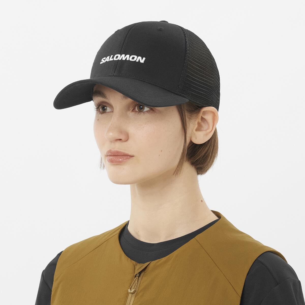 salomon-logo-trucker-cap-casquette-trucker-avec-logo-salomon-coton-doux-et-mesh- image 4
