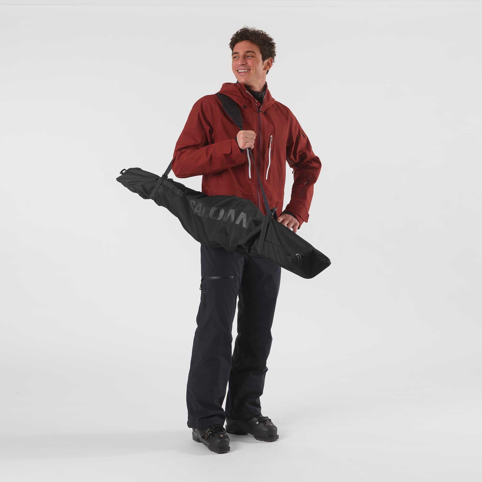 salomon-original-1-pair-housse-sac-skis-r-glable-160-210-cm-pour-une-paire-de-sk image 2