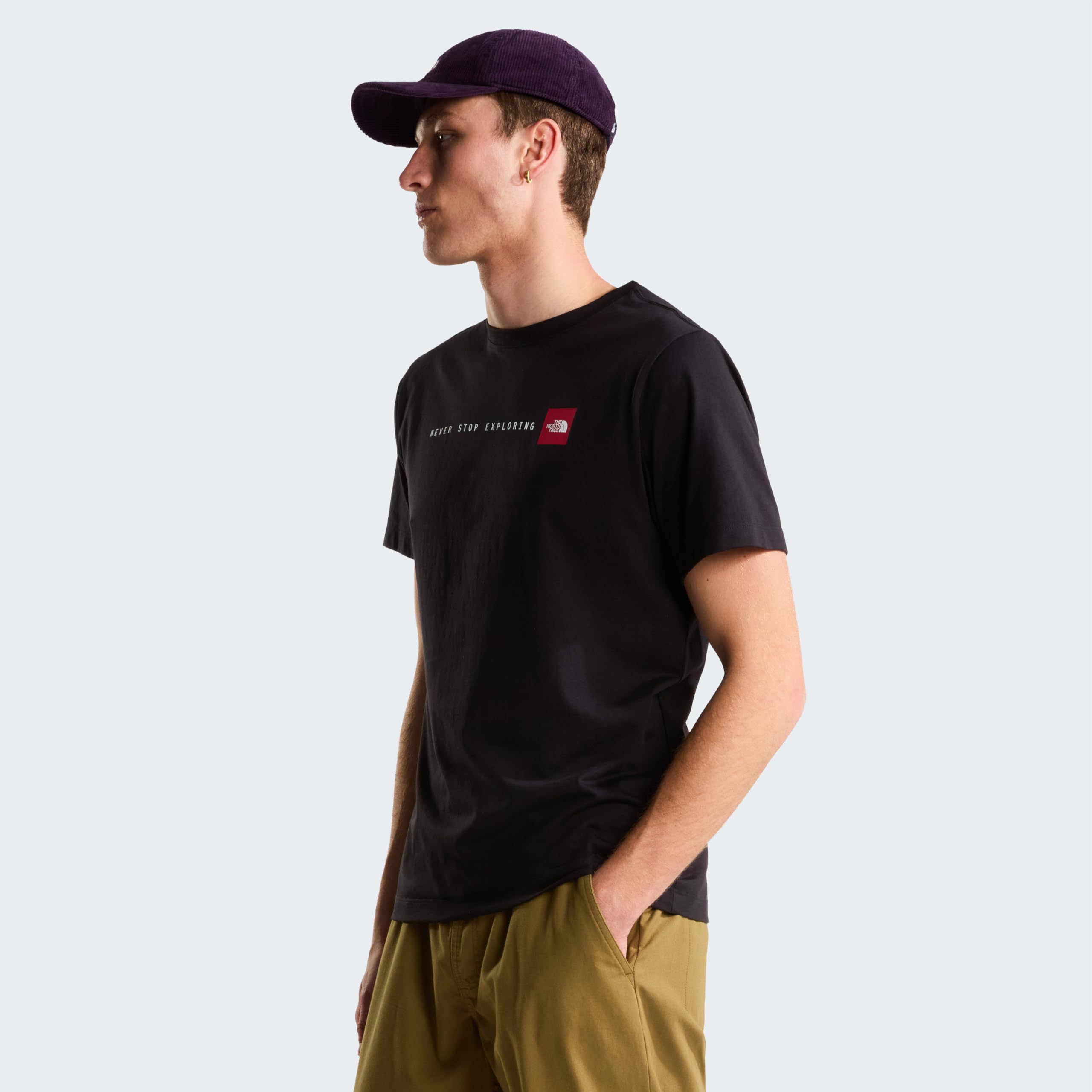 the-north-face-t-shirt-graphique-r-gulier-never-stop-exploring-homme-m-lange-cot image 4