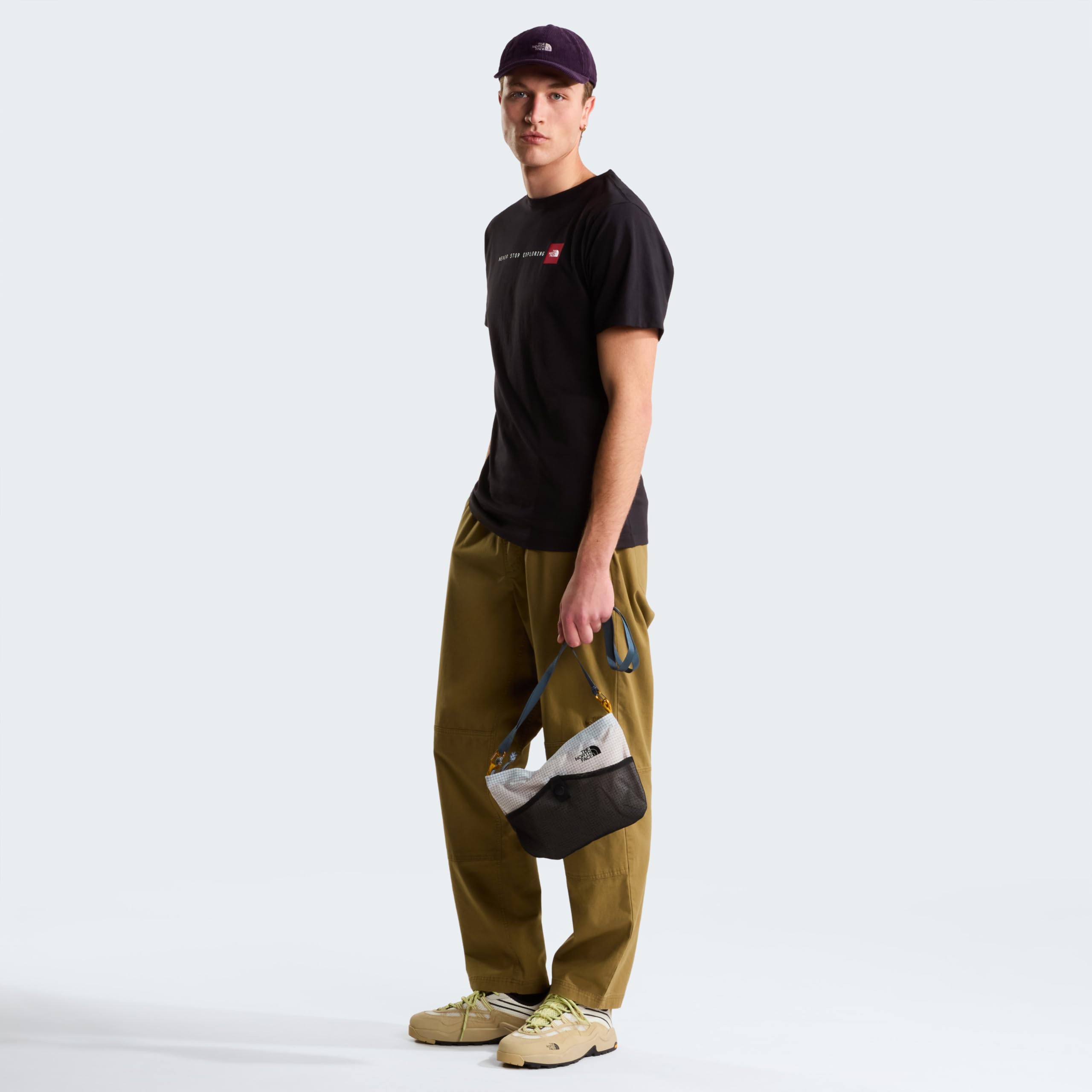 the-north-face-t-shirt-graphique-r-gulier-never-stop-exploring-homme-m-lange-cot image 5