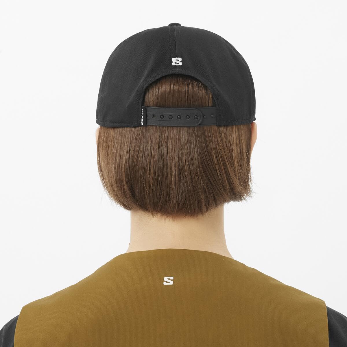 salomon-logo-flat-cap-casquette-plate-homme-femme-en-coton-logo-salomon-ajusteme image 5
