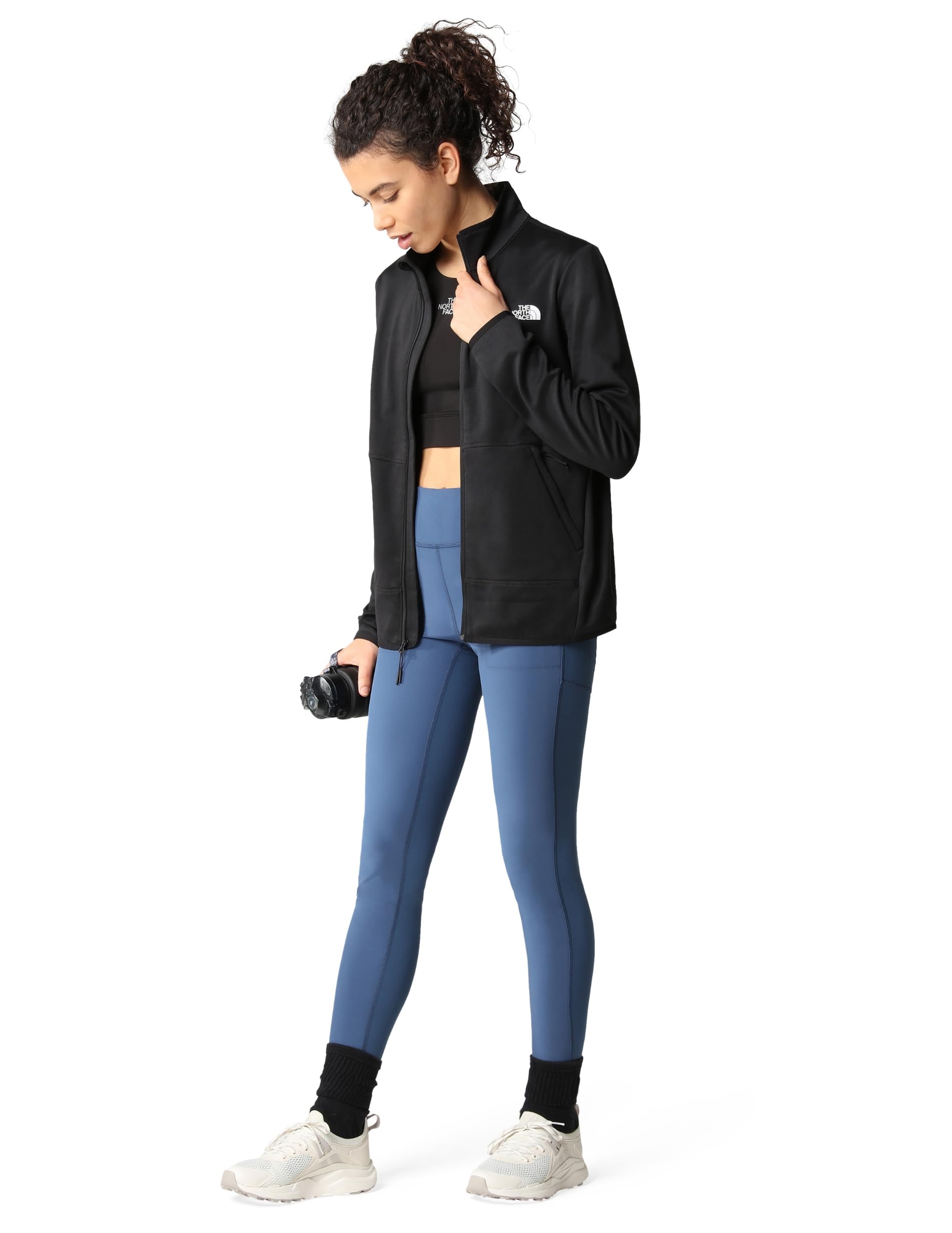 the-north-face-canyonlands-veste-polaire-femme-full-zip-coupe-ajust-e-style-tedd image 3