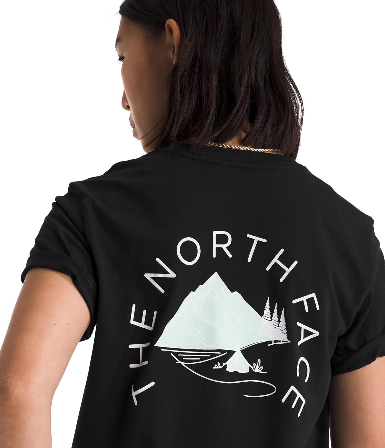 the-north-face-t-shirt-graphique-monte-femme-coupe-r-guli-re-impression-base-d-e image 4