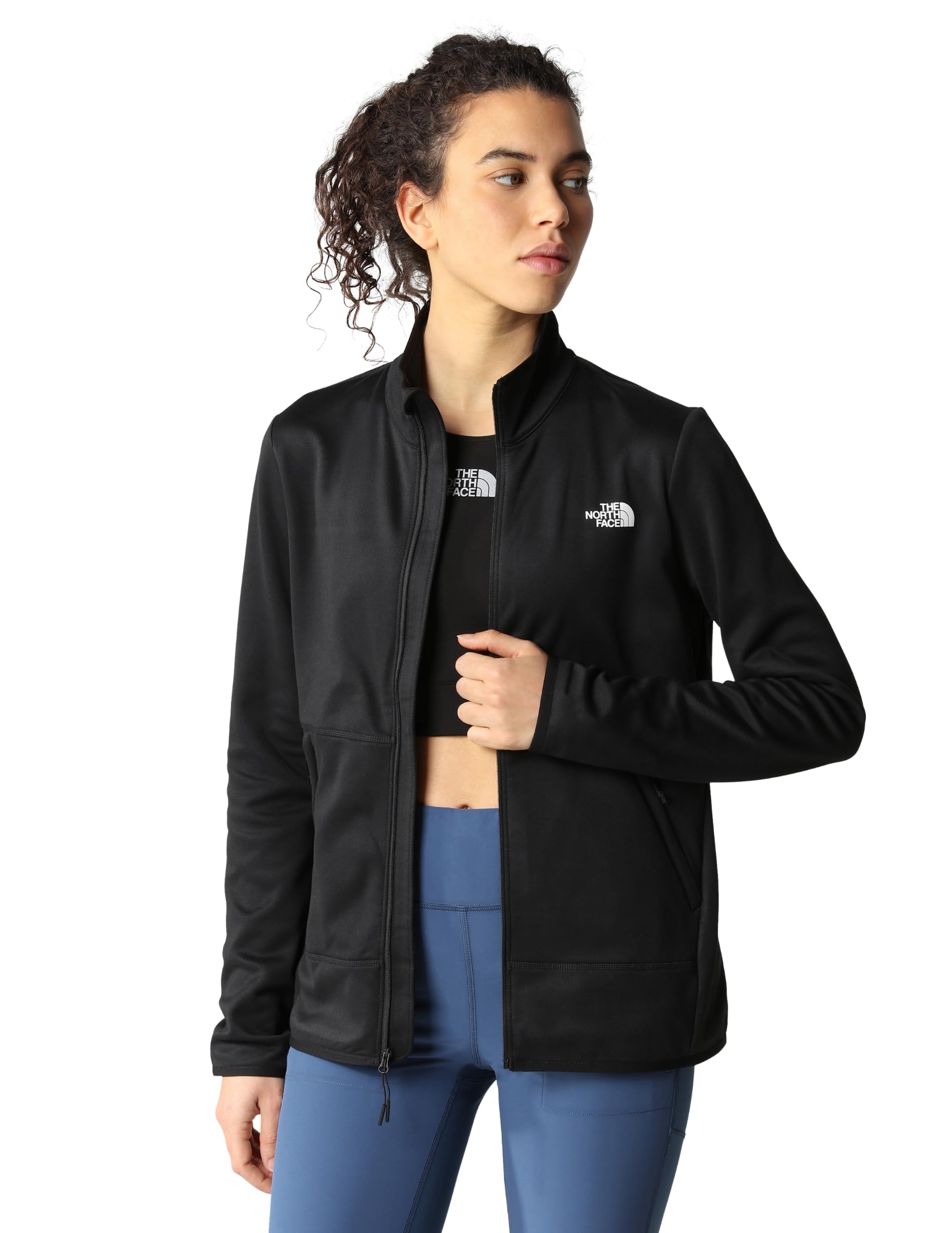 the-north-face-canyonlands-veste-polaire-femme-full-zip-coupe-ajust-e-style-tedd image 4
