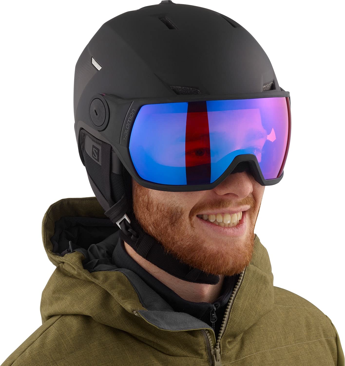 salomon-pioneer-lt-visor-casque-de-ski-enfant-l-ger-avec-visi-re-r-glable image 2