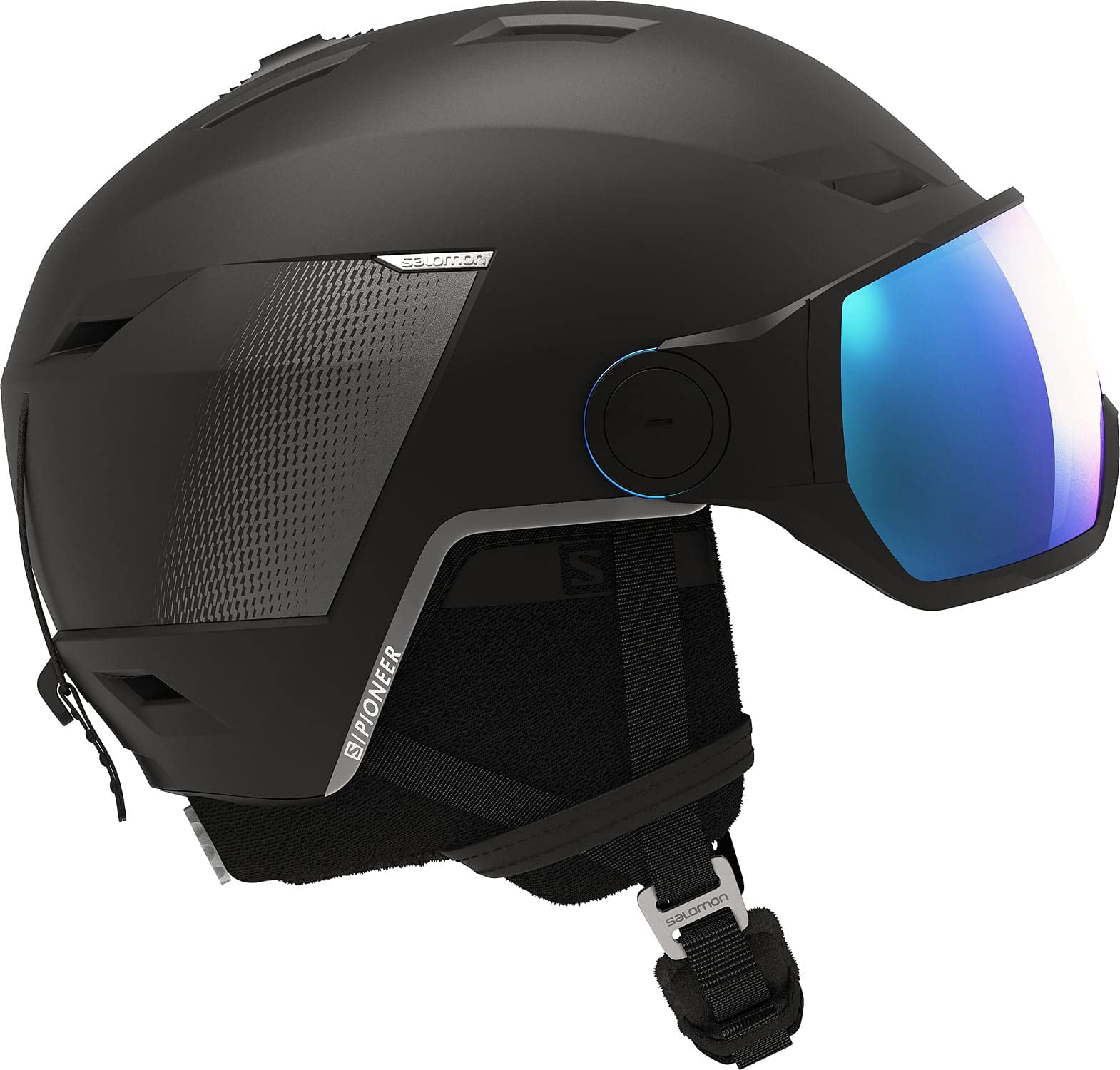 salomon-pioneer-lt-visor-casque-de-ski-enfant-l-ger-avec-visi-re-r-glable image 1