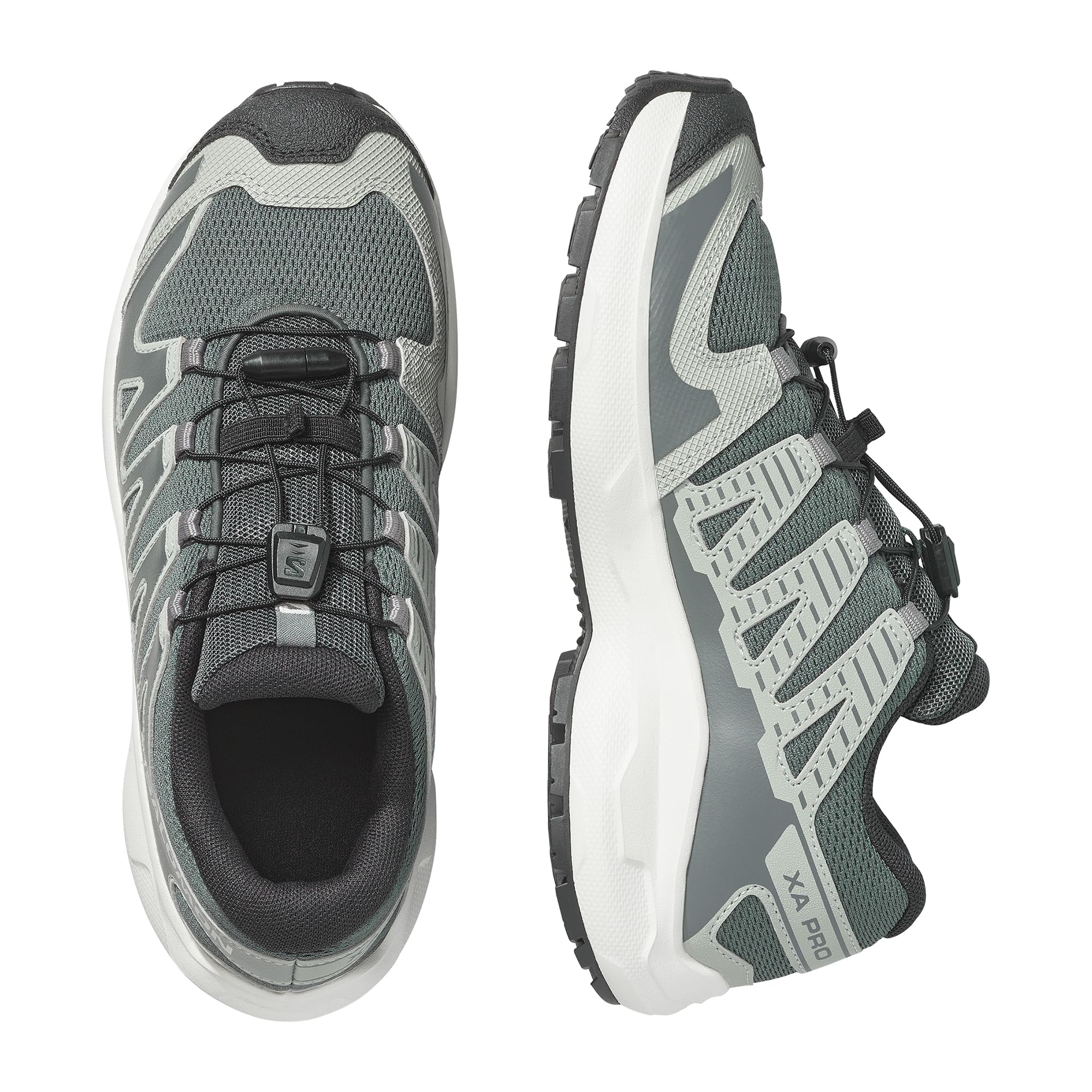 salomon-xa-pro-v8-chaussures-de-sport-junior-ados-montagne-verte image 7