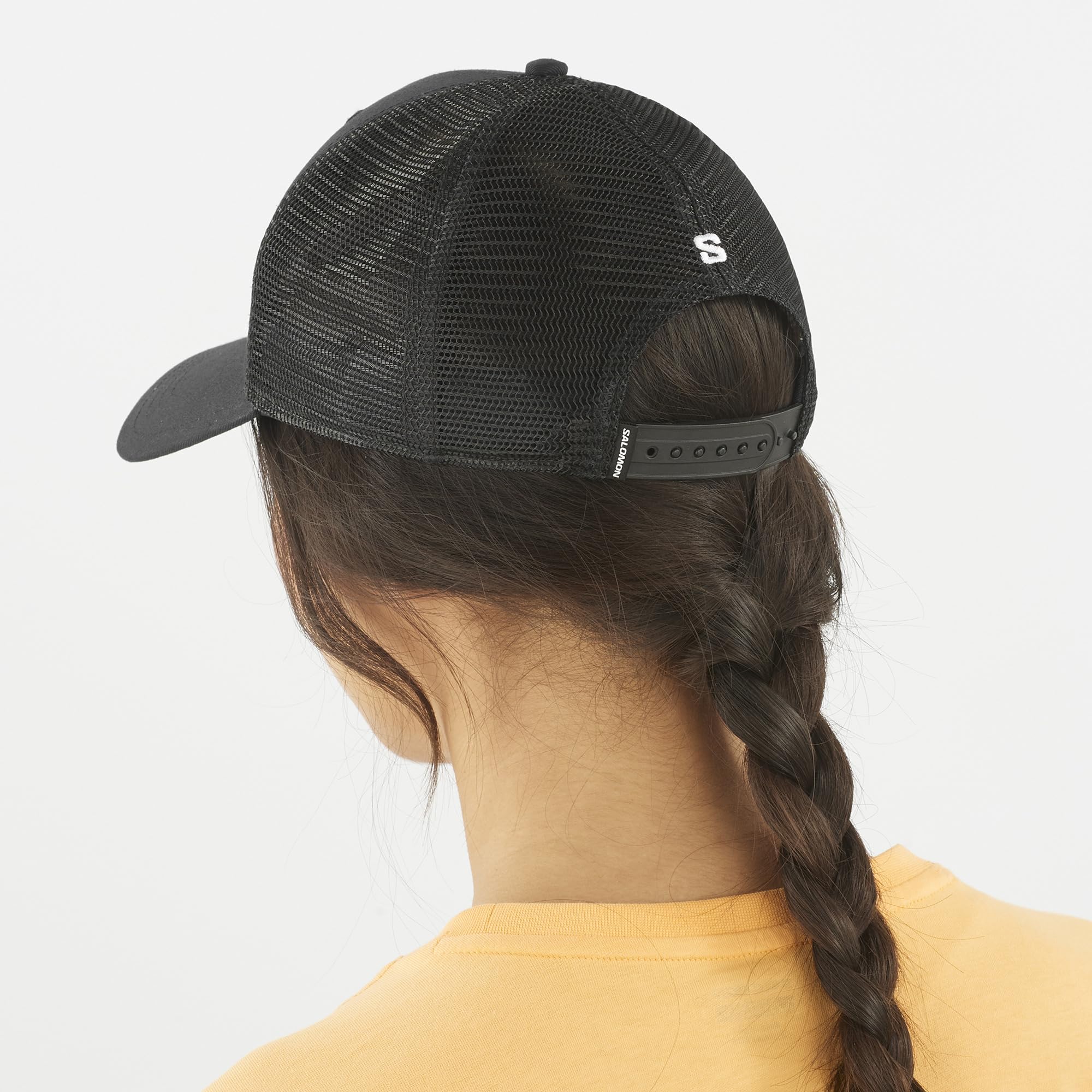 salomon-cap-trucker-casquette-mixte-visi-re-incurv-e-coton-doux-et-maille-respir image 5