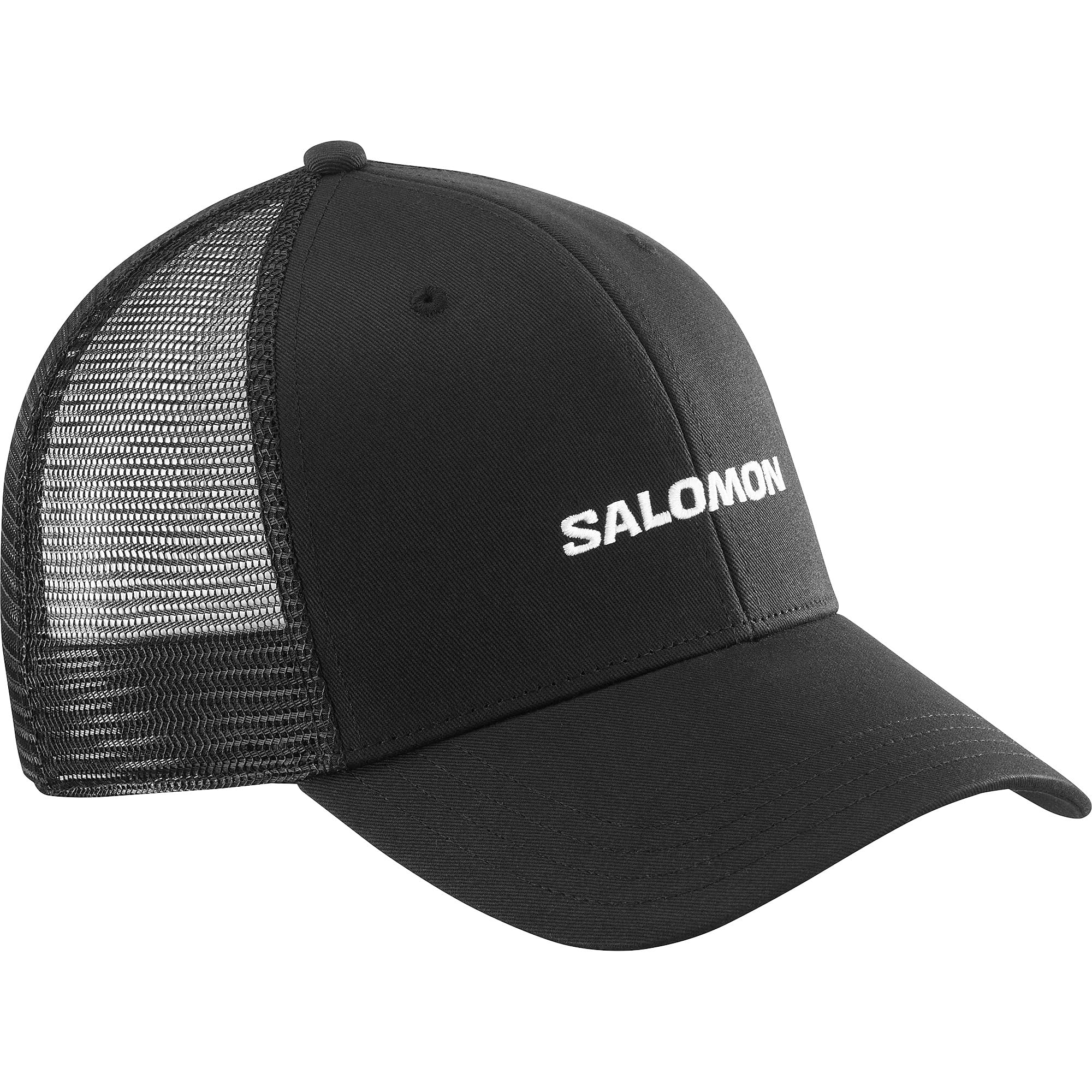 salomon-cap-trucker-casquette-mixte-visi-re-incurv-e-coton-doux-et-maille-respir image 1
