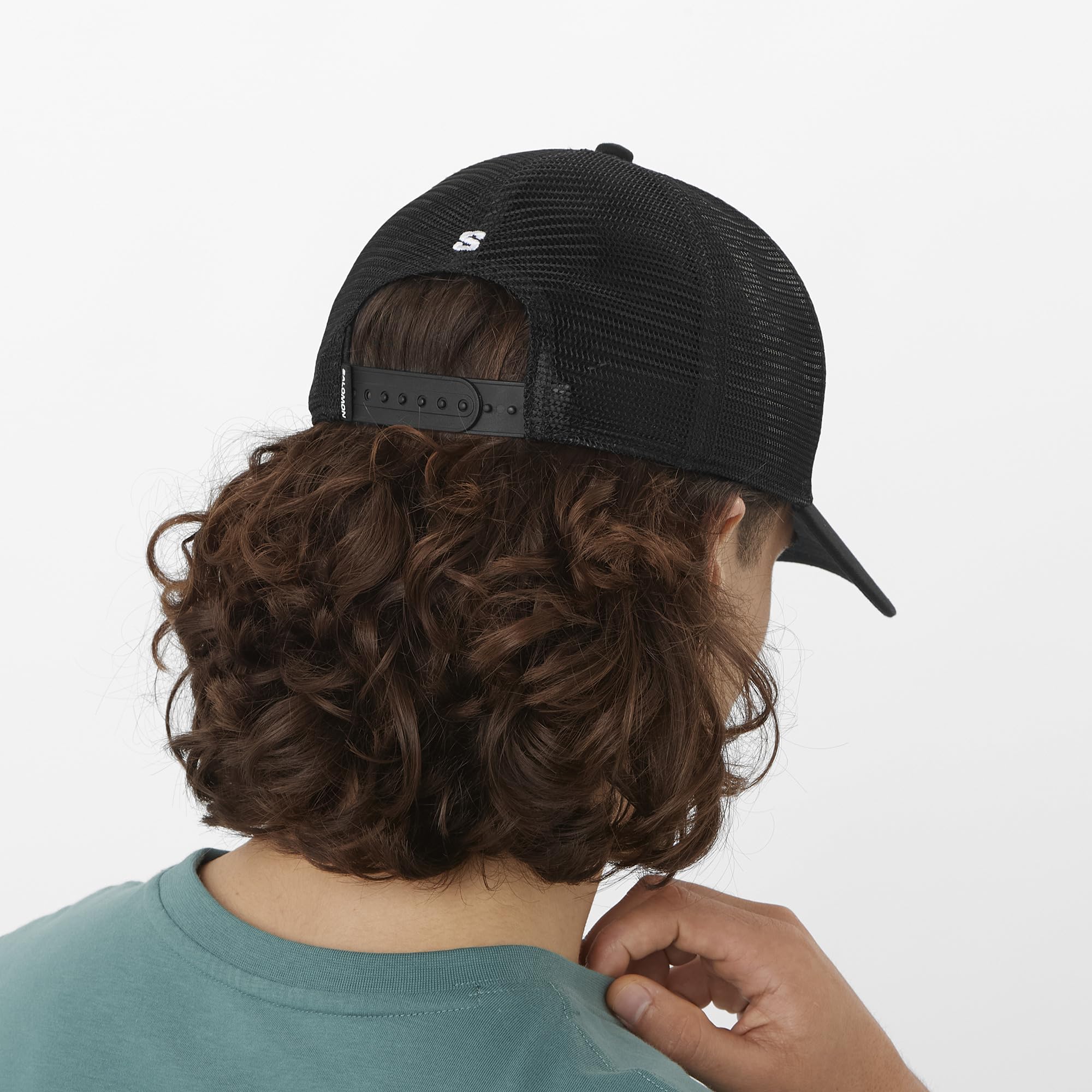 salomon-cap-trucker-casquette-mixte-visi-re-incurv-e-coton-doux-et-maille-respir image 4
