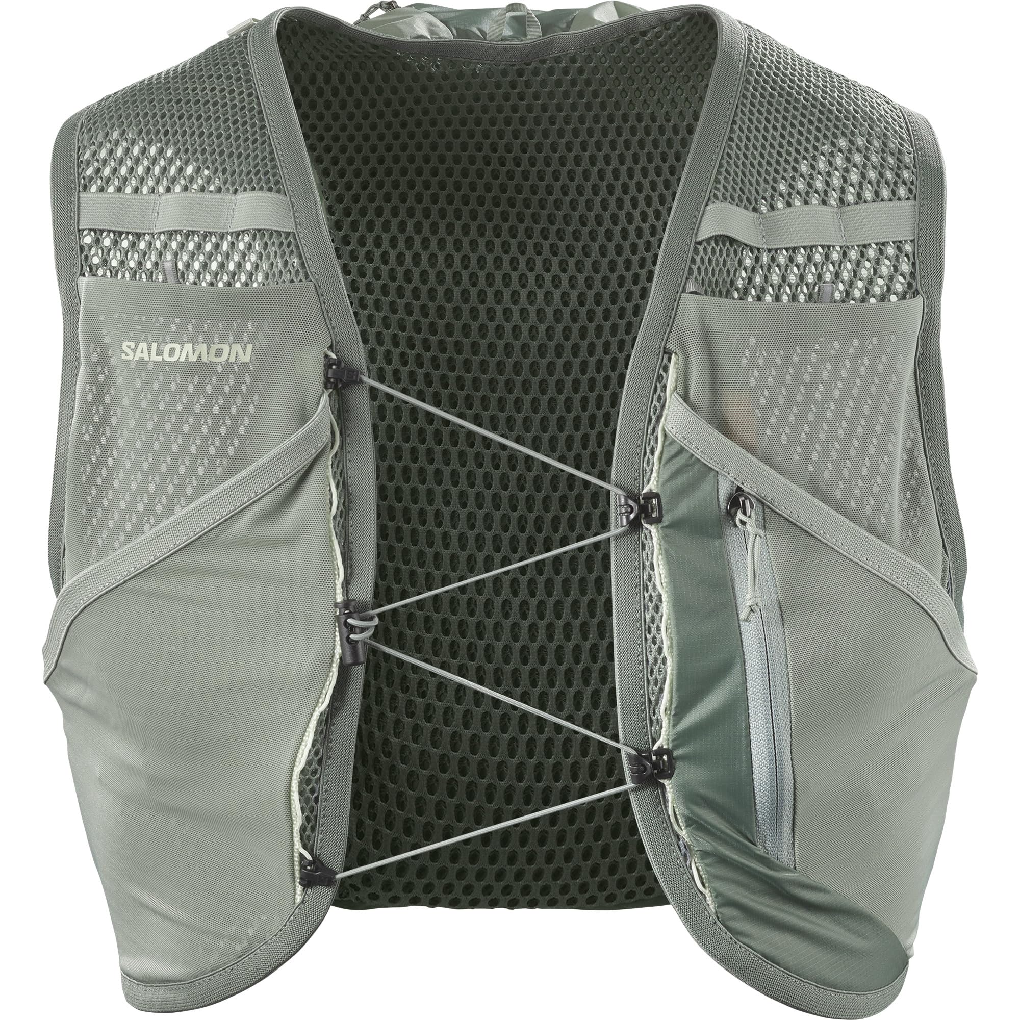 salomon-active-skin-8-no-flasks-gilet-d-hydratation-trail-running-avec-sensifit image 1